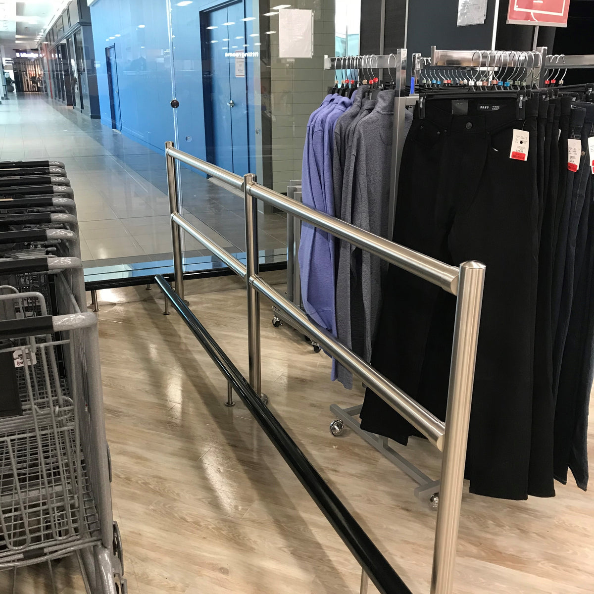 Indoor Cart Corrals Gallery Metalworks