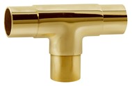 Flush Tee Brass