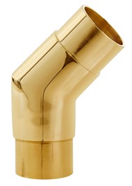 135 deg Flush Elbow Brass