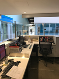 Acrylic Desk Divider in office