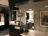 Medical office glass shield