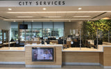 City Services Section Glass Shield Protection