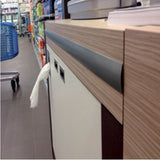 T molding on wood