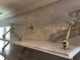 Brass Fitting on Shelve