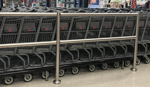How to install cart corrals?