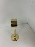 7018-20 8" Tall Brass Footrail Floor Mounted Bracket
