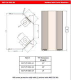 FLOOR MOUNTED CORNER PROTECTERS SSCP 1P5SEG-XX