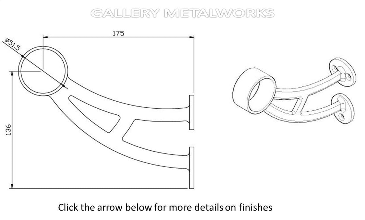 Part 315 Bar Mount Bracket Gallery Metalworks
