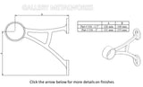 Floor Mount bracket specification