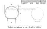 Ball End Cap Drawing & Specification