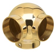 Ball 90 degree Side-Outlet Tee Brass