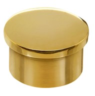Flat End cap Brass