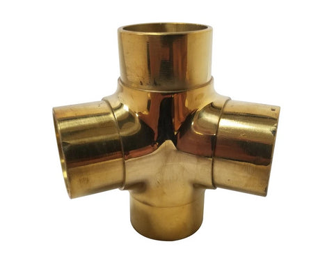 135 degree Side Outlet Tee Brass
