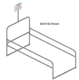 Double Wide Steel Shopping Cart Corral