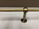 BO-405-050 Brass Short Corner Post (1/2" Tubing)