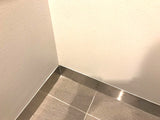 Stainless steel baseboards