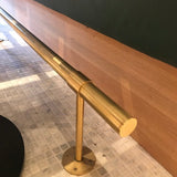 Custom Brass Bracket in Footrail