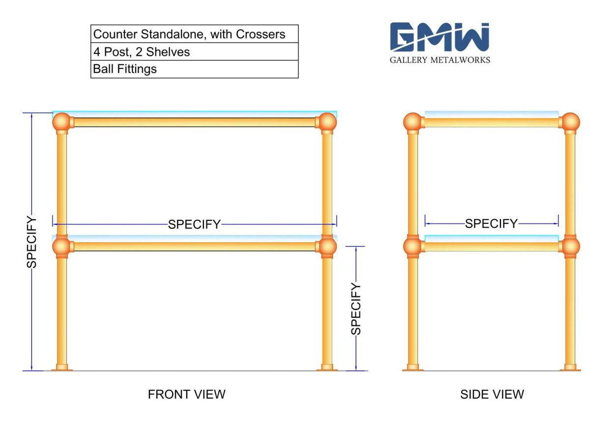 Ball Fitting - Counter Mounted – Gallery Metalworks