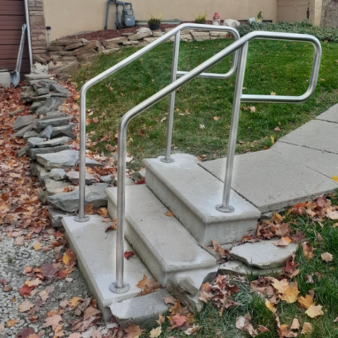 External Guard Rail Rails Outdoor Custom Guardrail | Handrails – Gallery Metalworks