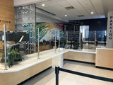 Reception area_Counter top plexi glass shield