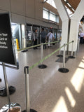 Outdoor Stanchion at airport