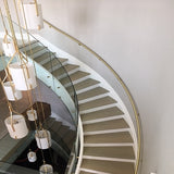 Residential Glass panel in Stair railing