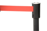 Black Stanchion with Red Belt