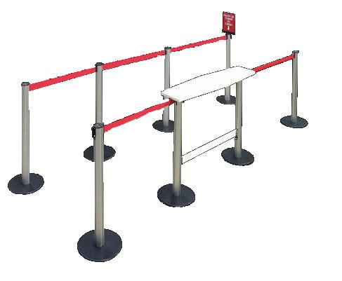 Working Table Posts Retractable Stanchion Table Posts | Stanchion Accessories – Gallery ...